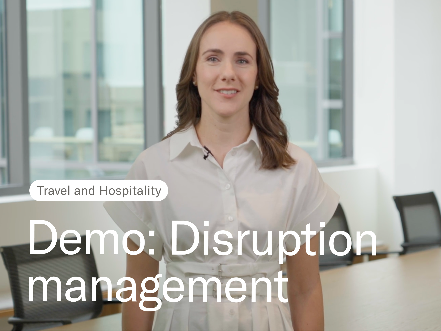 Travel and Hospitality - Demo: Disruption management