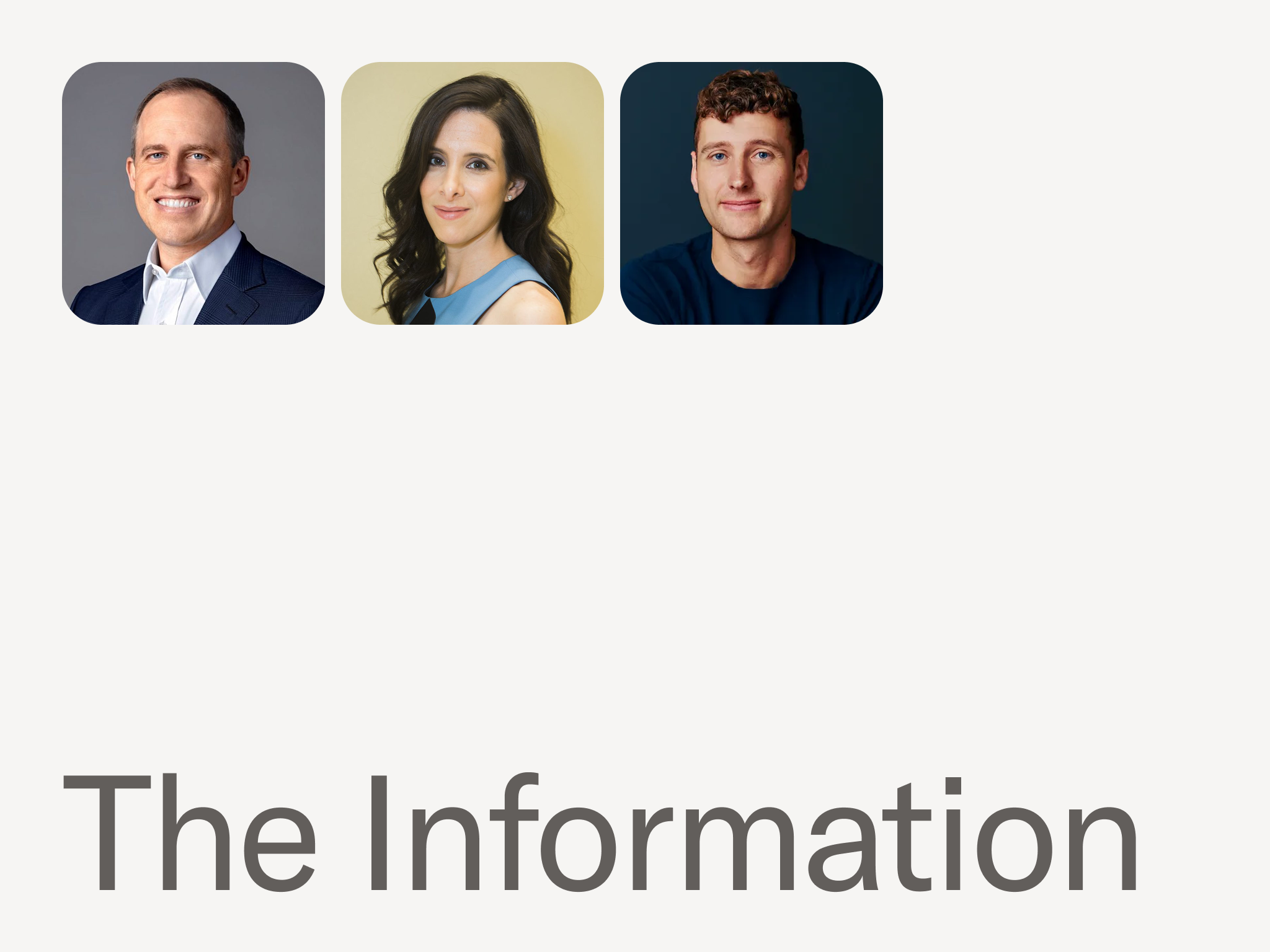 The Information. Bret Taylor and Winston Weinberg