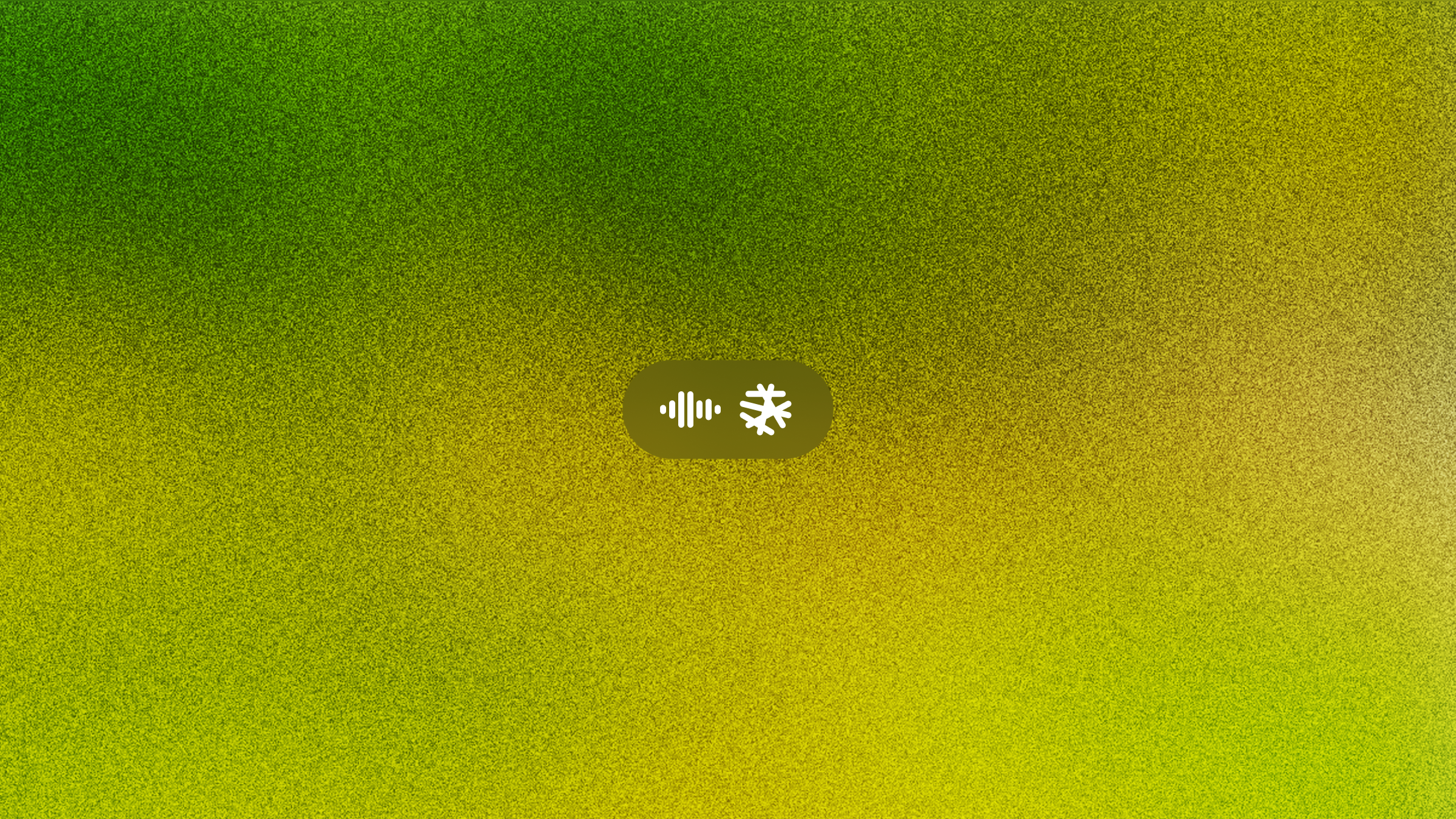Gradient image with voice and model icons