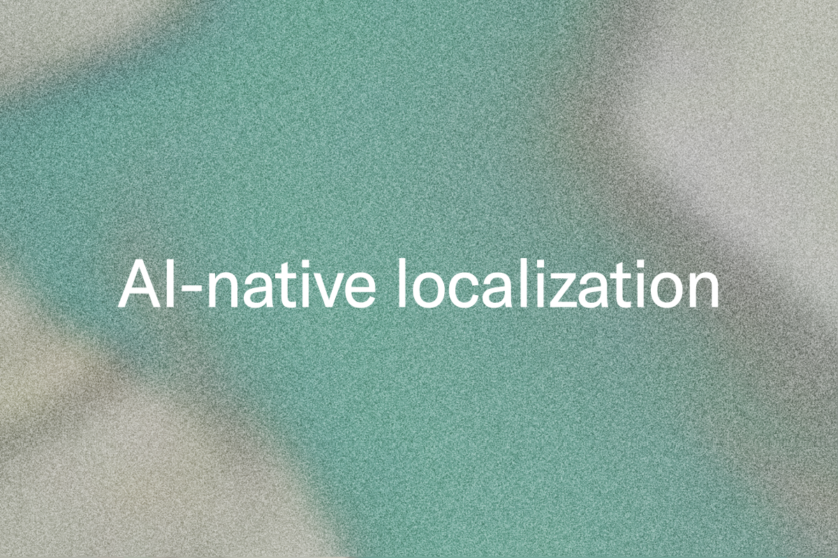 AI-native localization