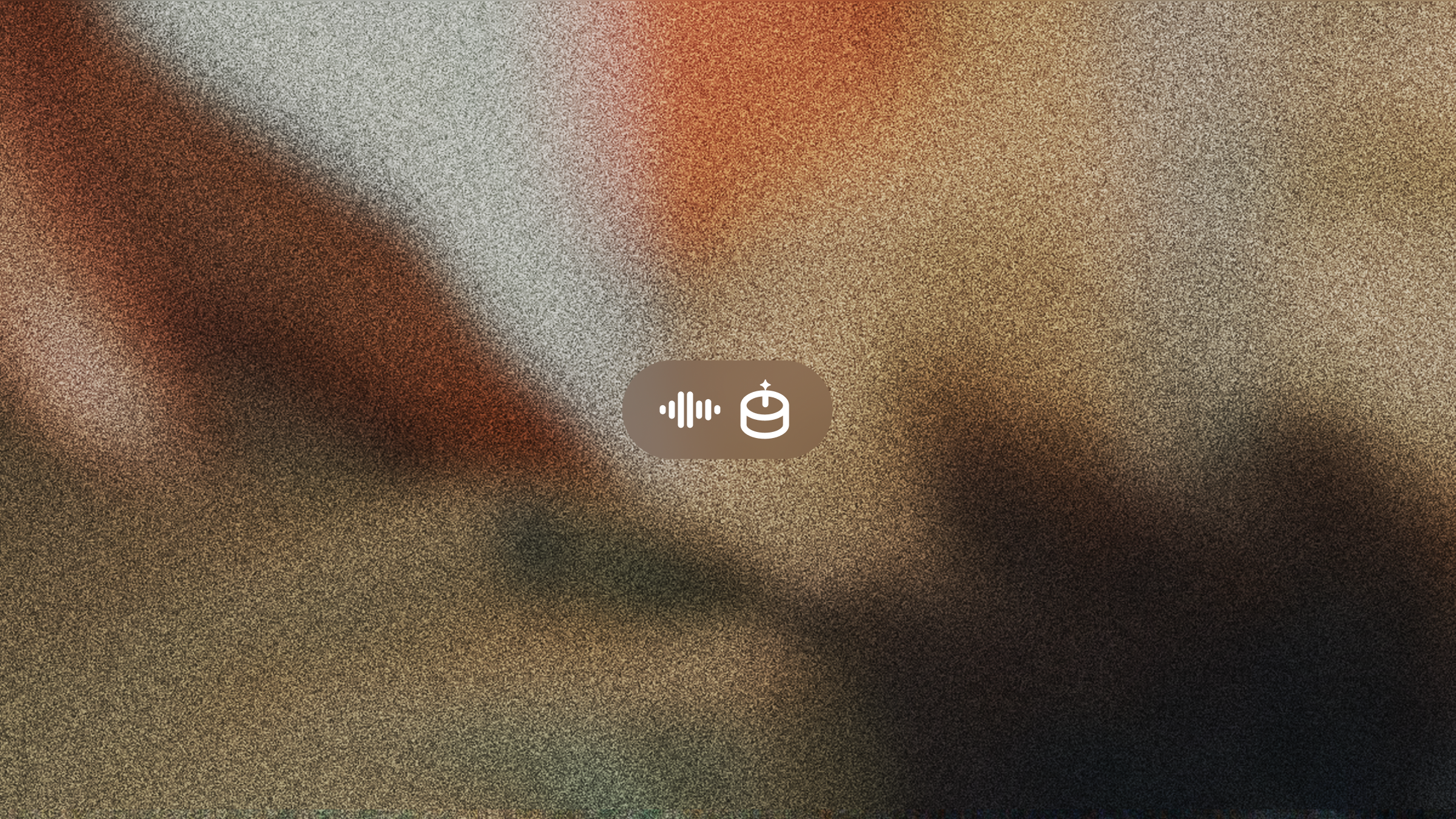 Gradient mixed colors, voice icon