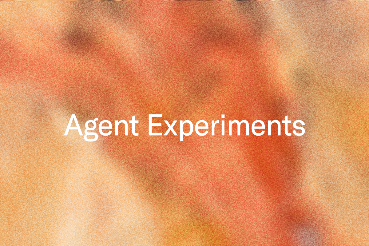 A new kind of builder" text on a dark blue and purple gradient background with a subtle speckled texture.