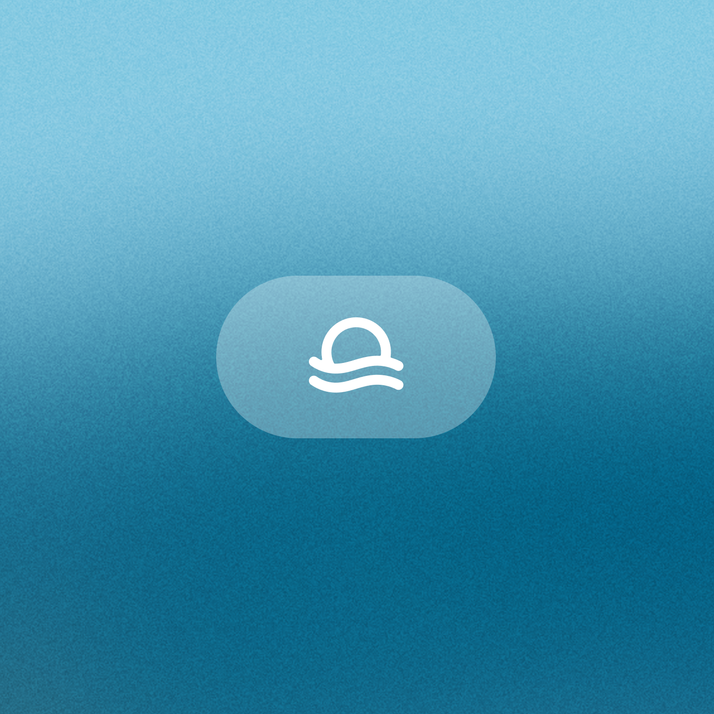 Horizon icon on a blurred blue background