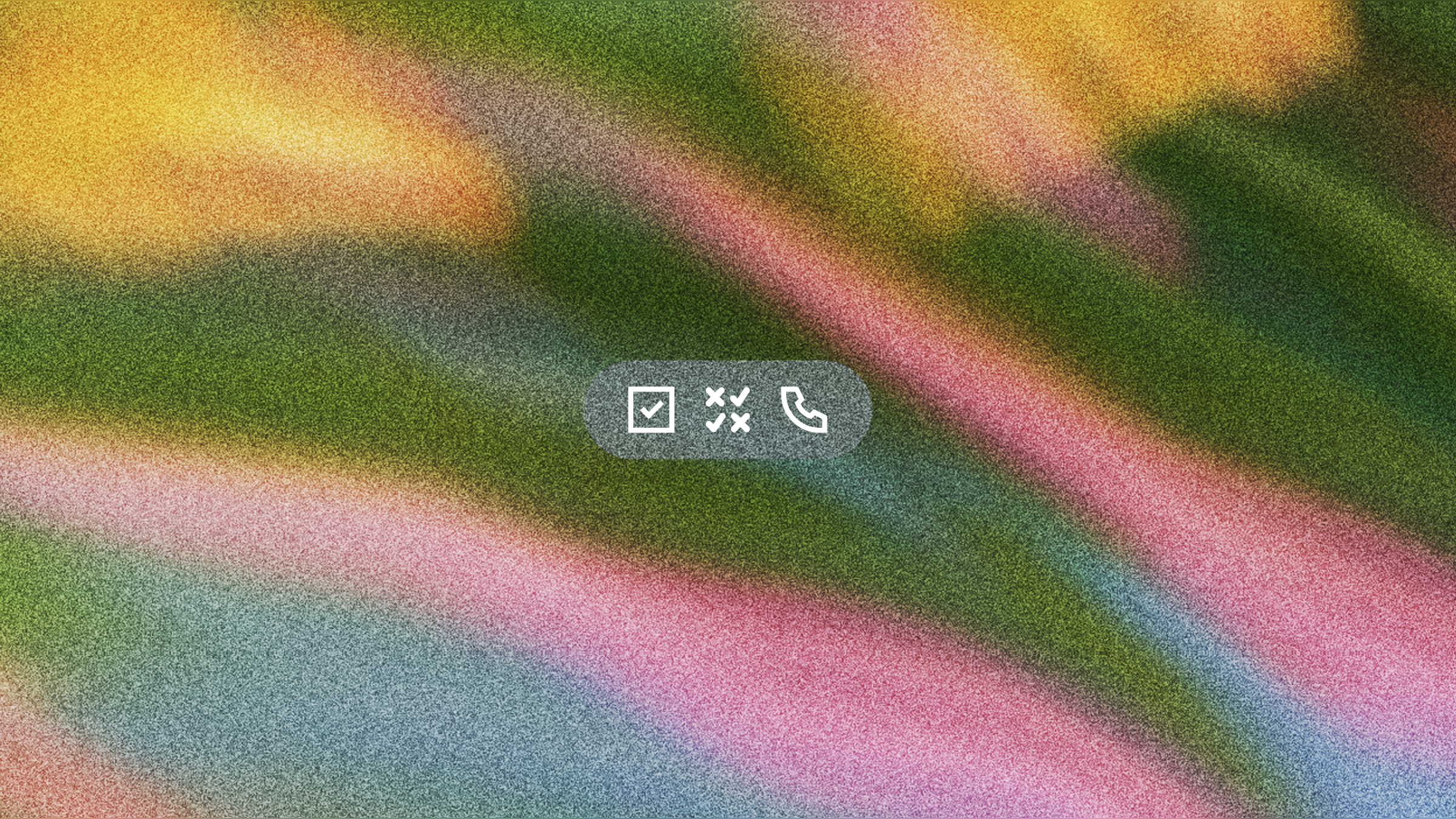 Gradient mixed colors, voice icons